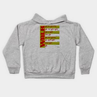 Musical Quotes - Walk Kids Hoodie